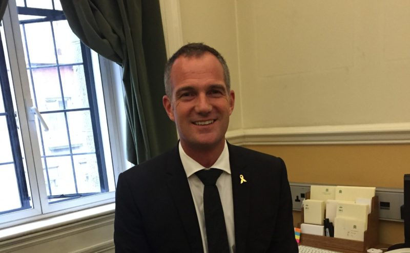 Peter Kyle MP in his Westminster Office 