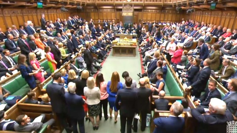 The House of Commons debating Brexit 