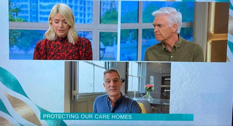 Peter Kyle on This Morning TV show to discuss Care Homes.