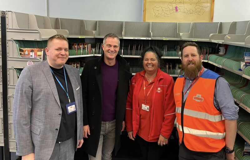 Peter at Portslade Sorting Office