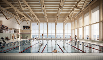 The new pool at King Alfred