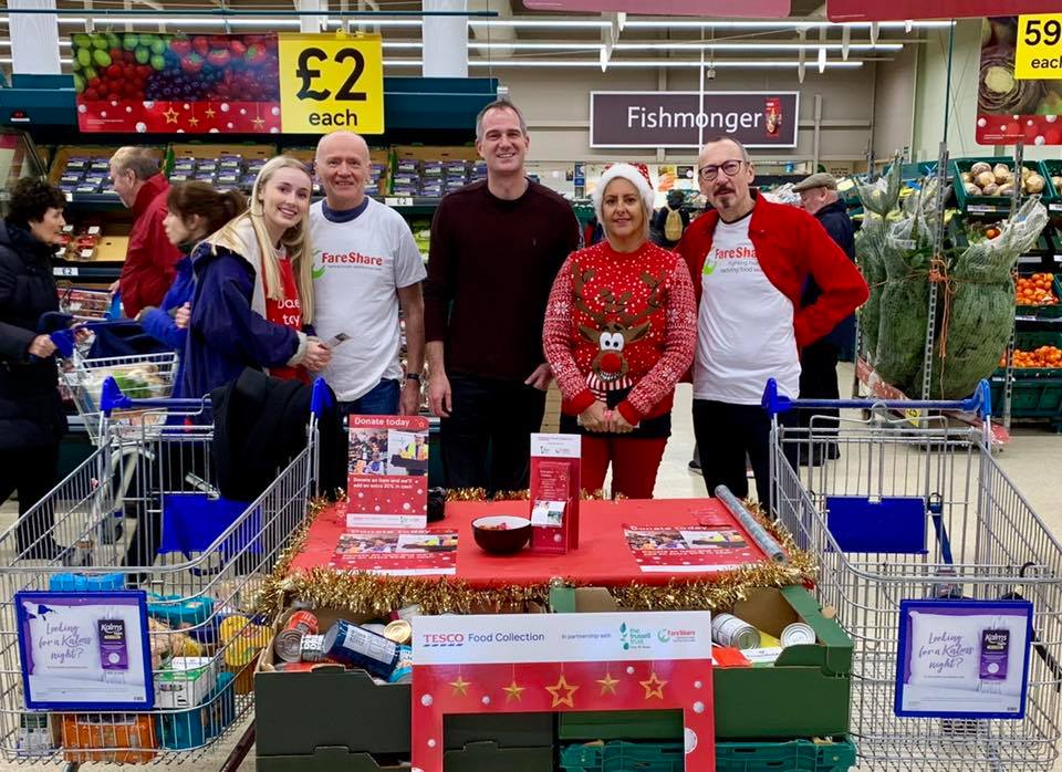 Fareshare Collection at Tesco
