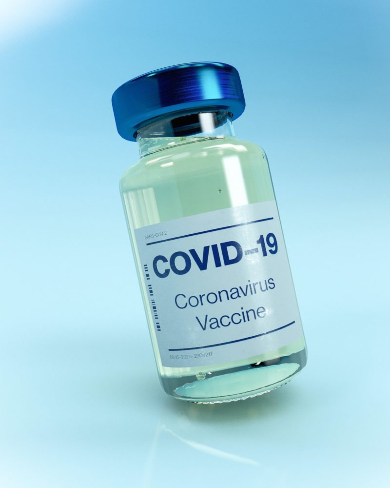 An image of a vaccine in a vial.